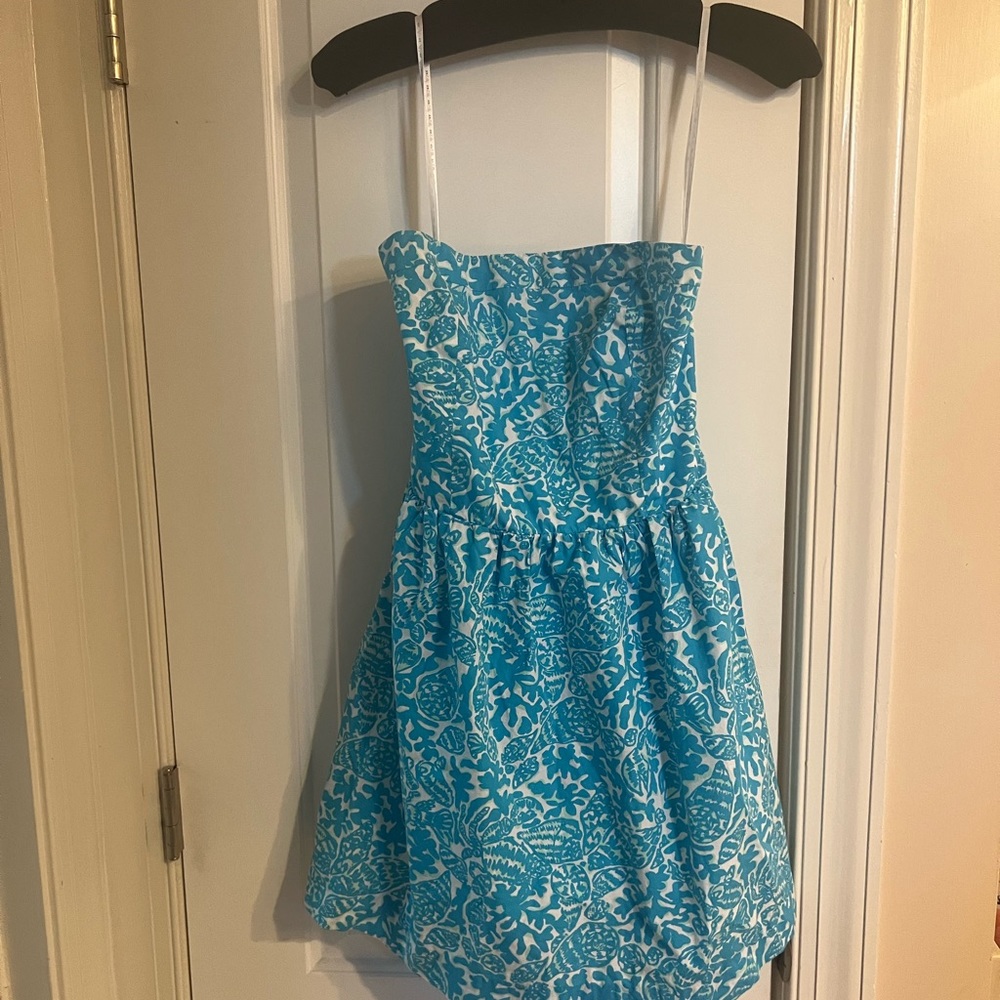 Lily Pulitzer mini dress strapless